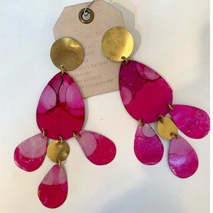 Anthropologie Drop Statement Earrings